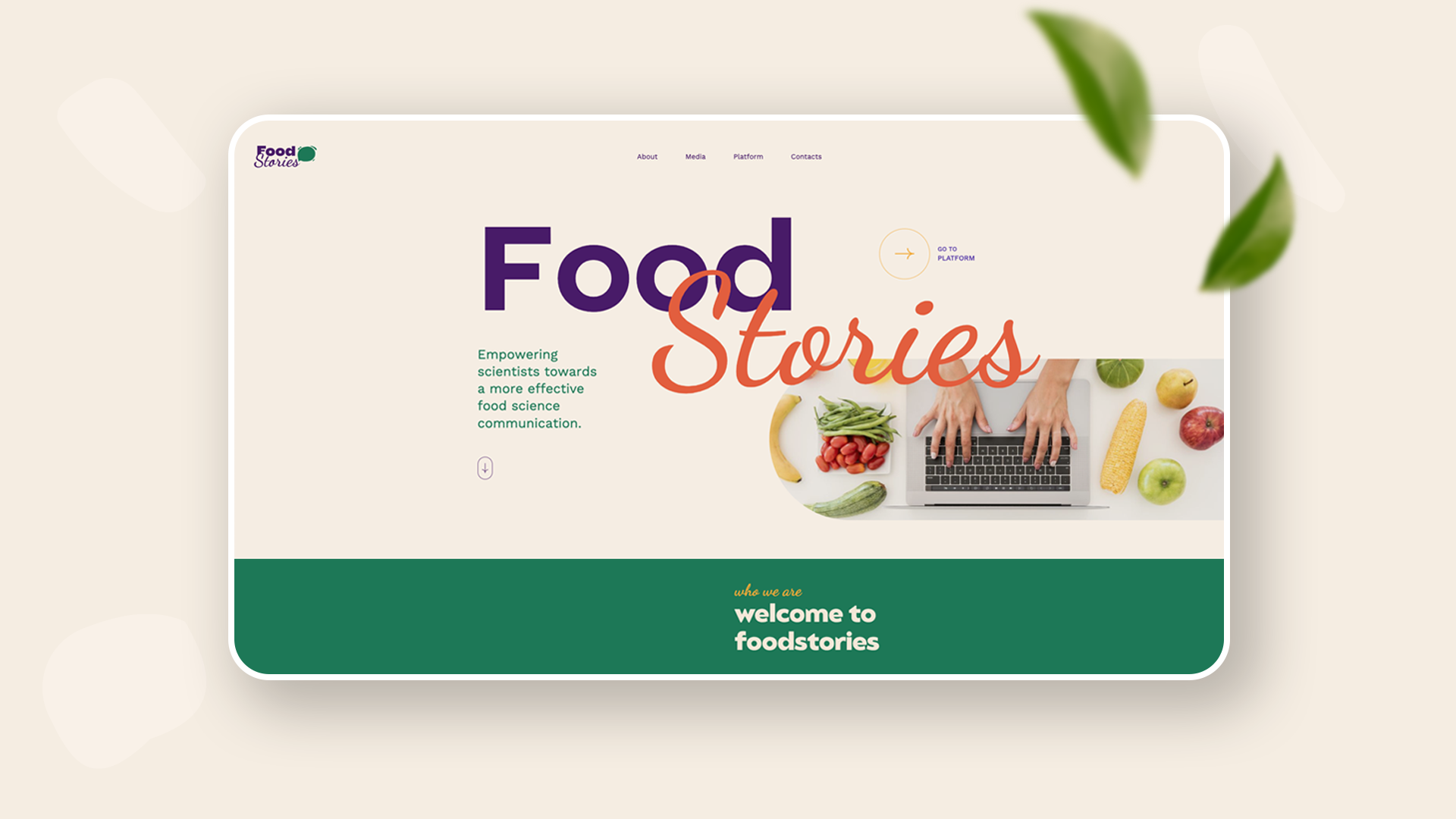 FOODSTORIES: Portal do projeto
