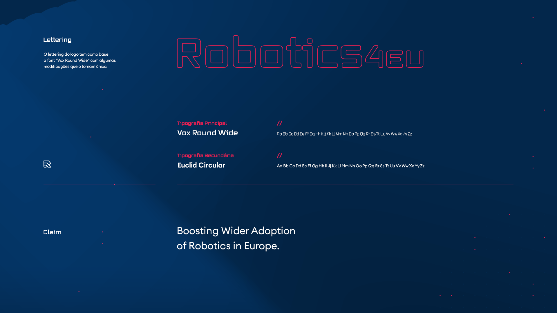 Identidade Robotics4EU - Background - LOBA.cx